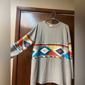 NWT Aztec sweater